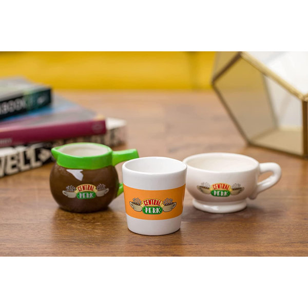 Friends Central Perk Ceramic Coffee Mug How You Brewin, 14 Ounces
